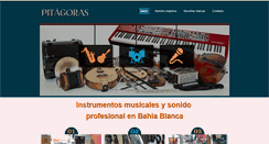 Desktop Screenshot of musicpitagoras.com
