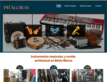 Tablet Screenshot of musicpitagoras.com
